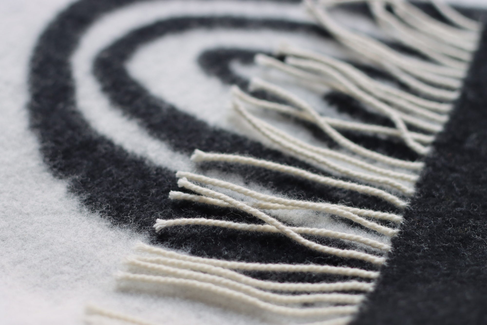 Forager Throw - Black & White