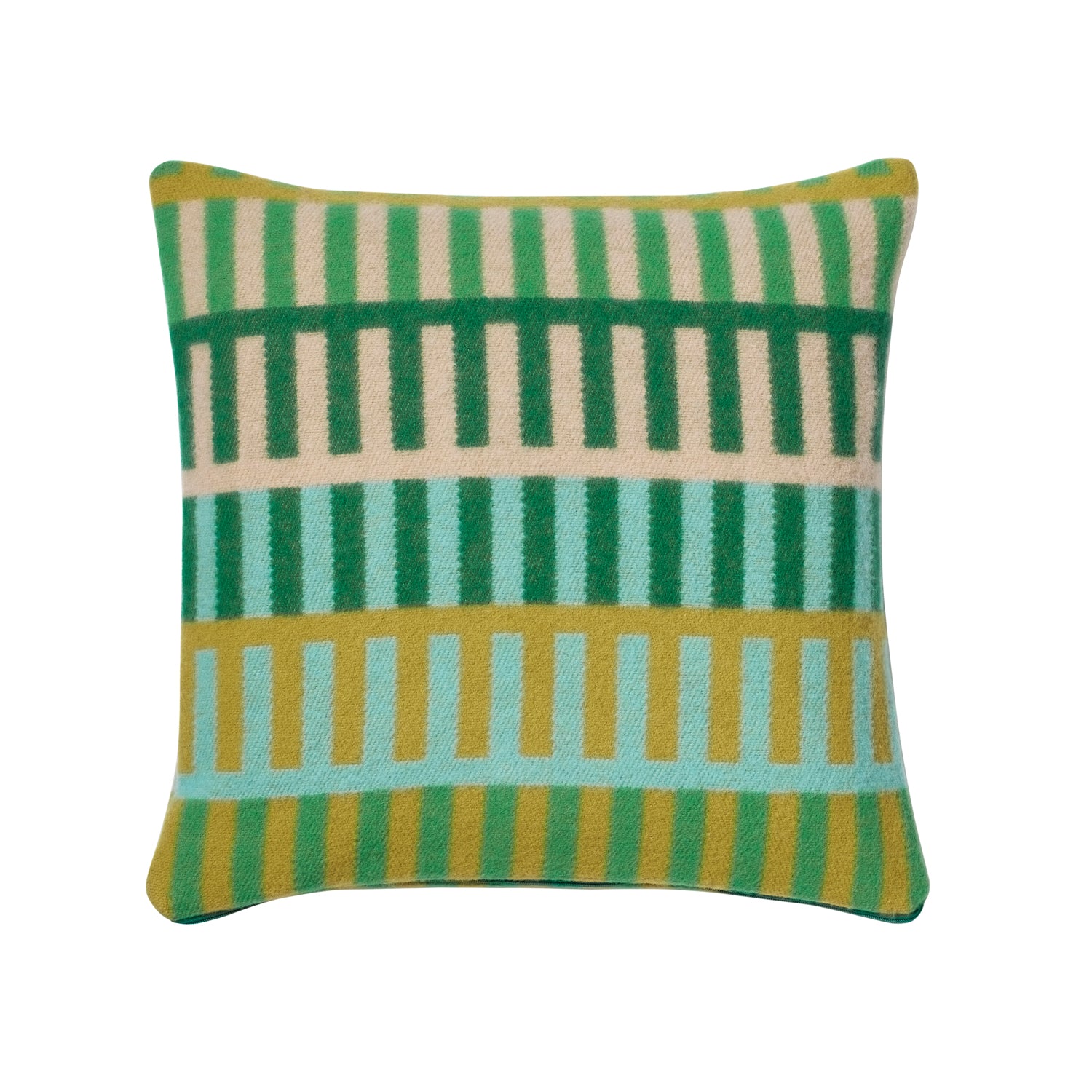 Shiel Green Square Cushion