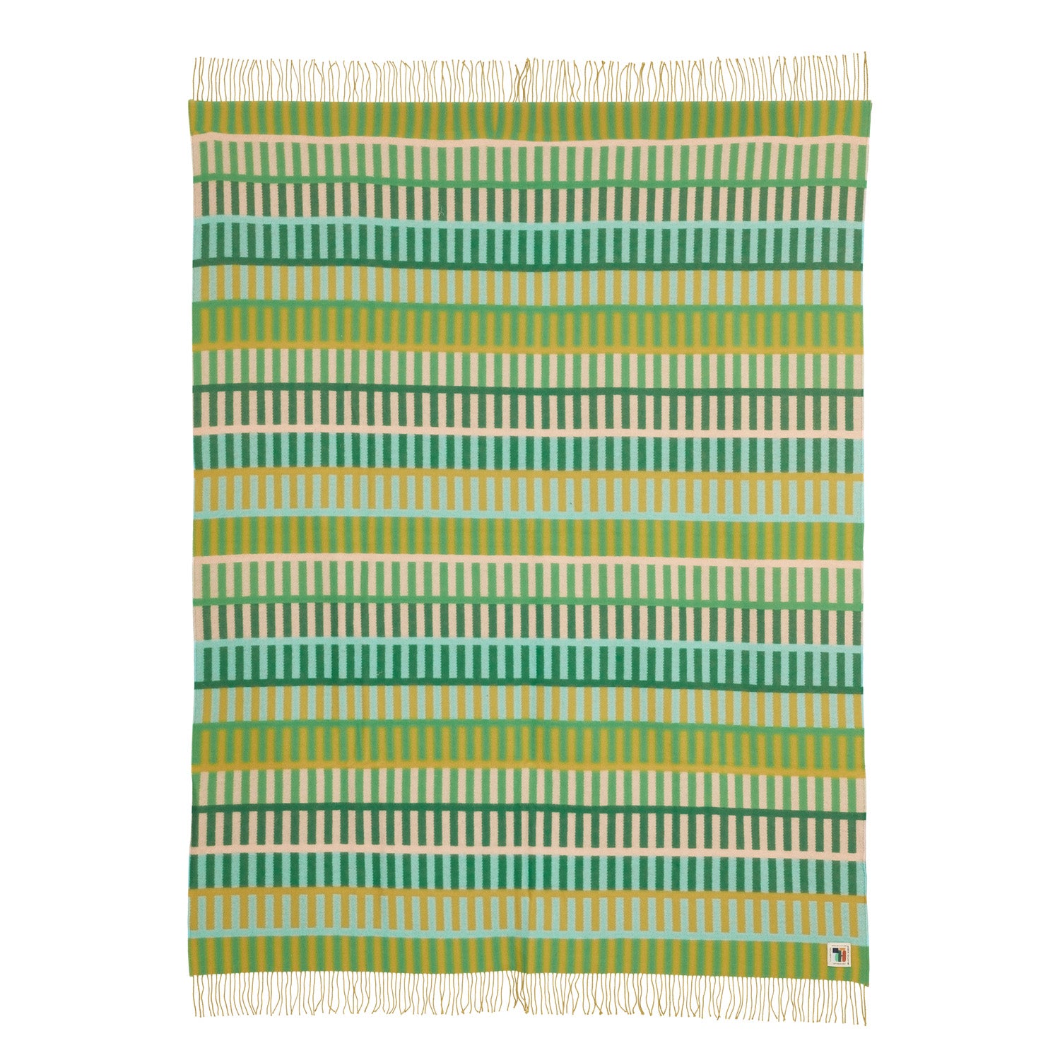 Shiel Lambswool Throw - Green