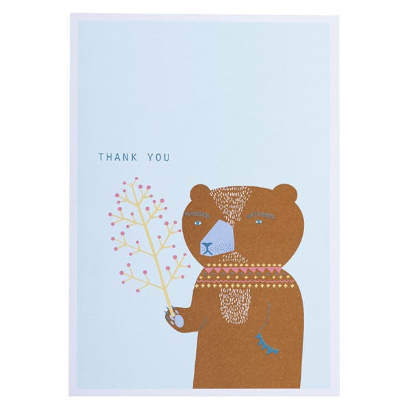 Bear Thank You Card