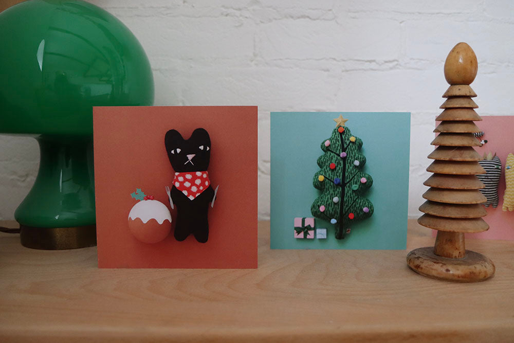 Cosy Christmas Cards - Set of 4