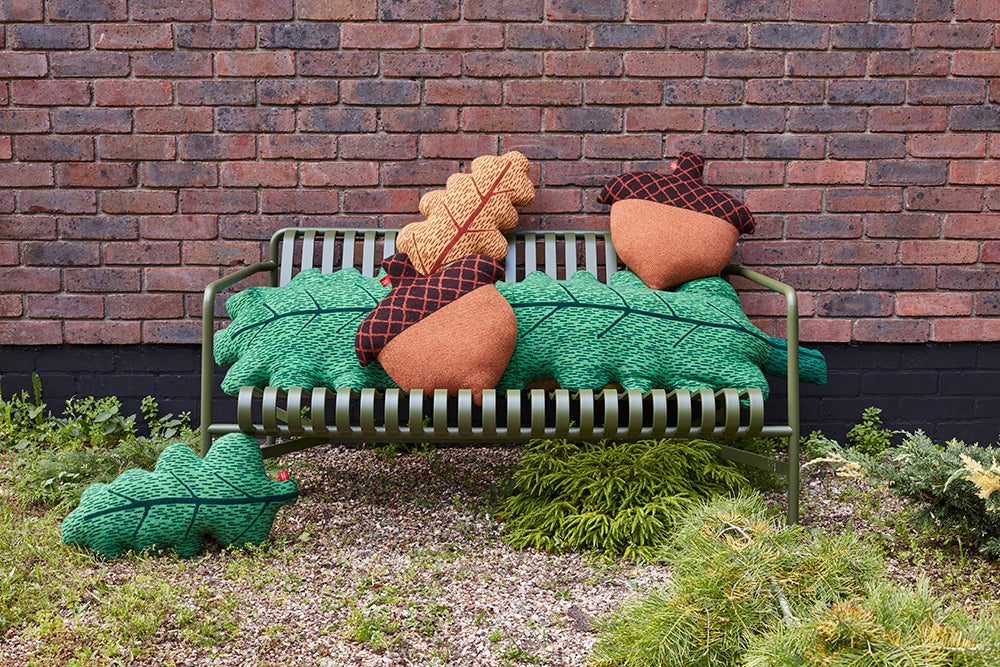 Large Leaf Bolster Cushion