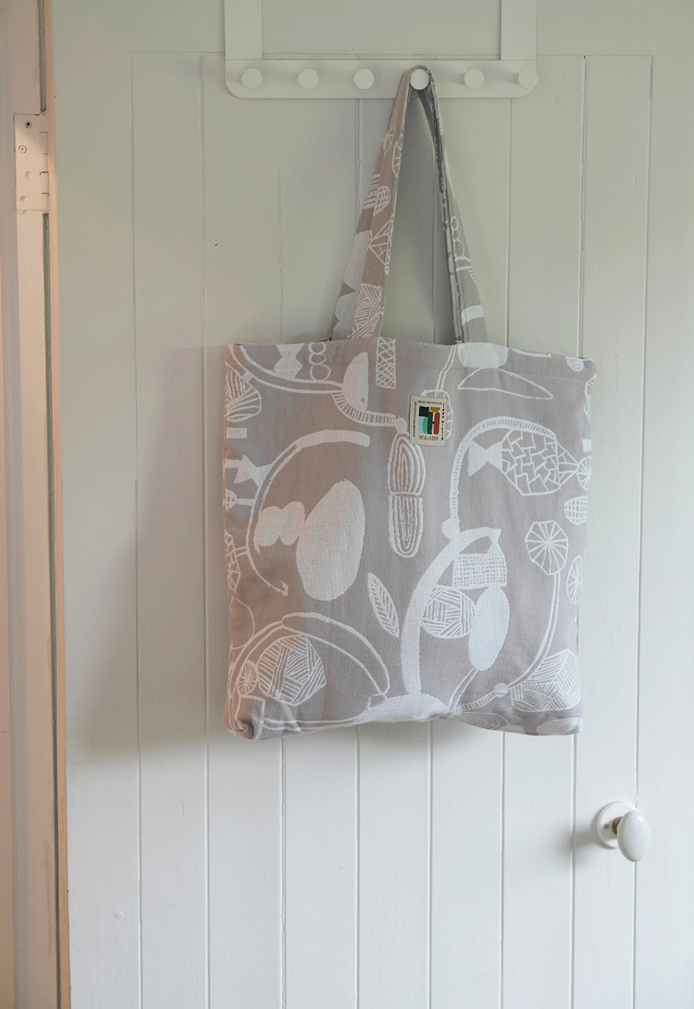 Doodle Dance Woven Tote Bag