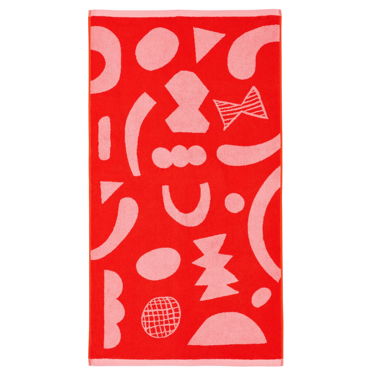 Abstract Shapes Bath Towel