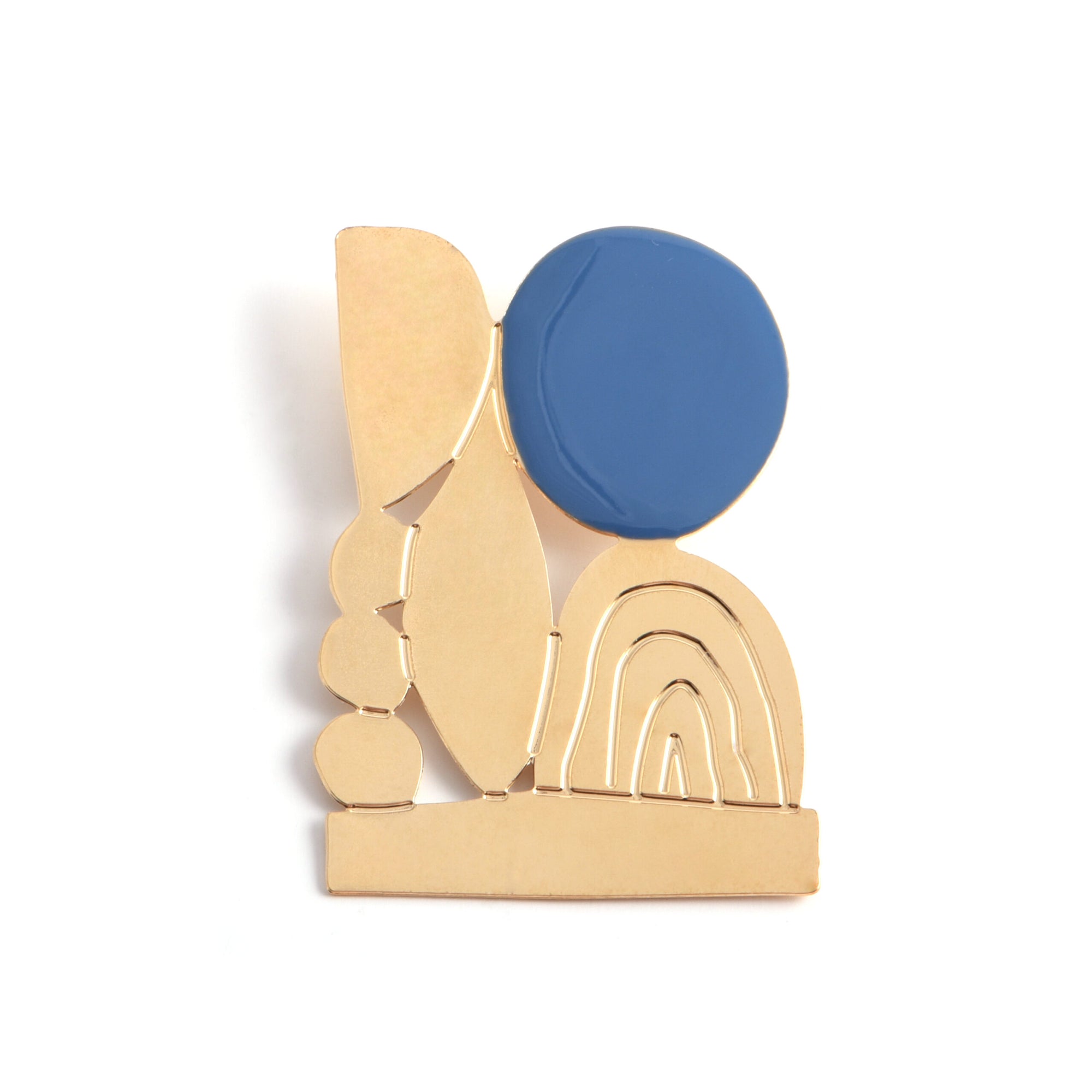 Abstract Brooch - Blue - Titlee x Donna Wilson