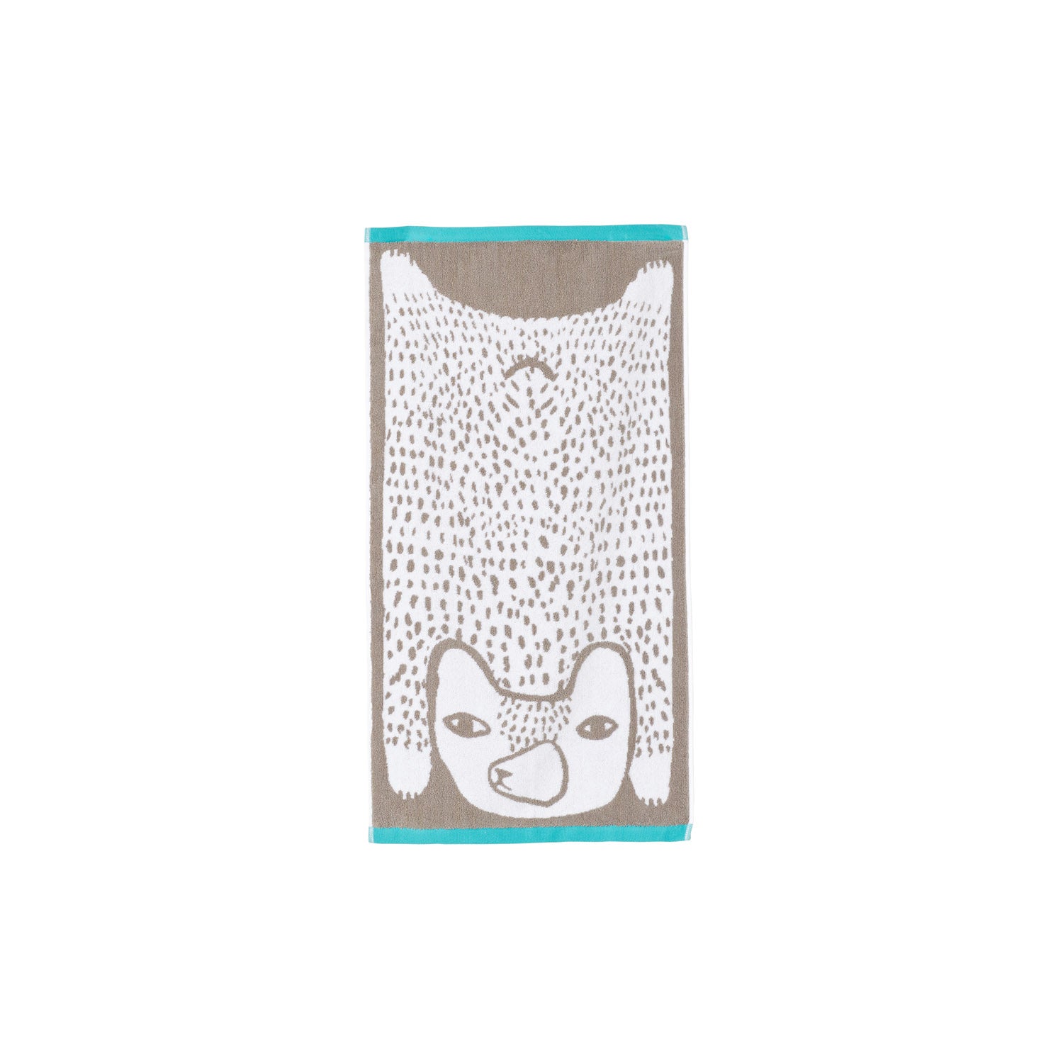 Grey Bear Hand Towel