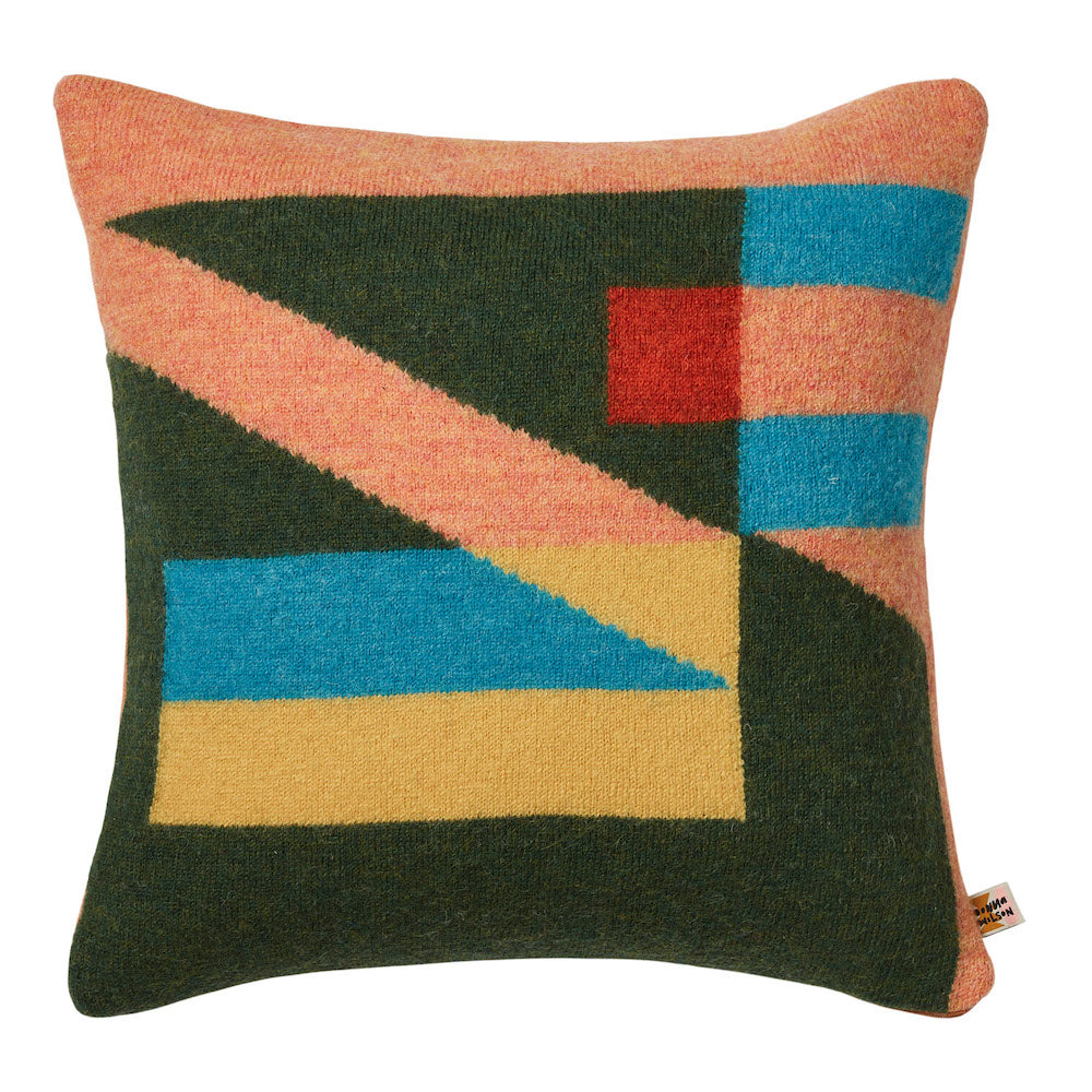 Peach Tilt Square Cushion