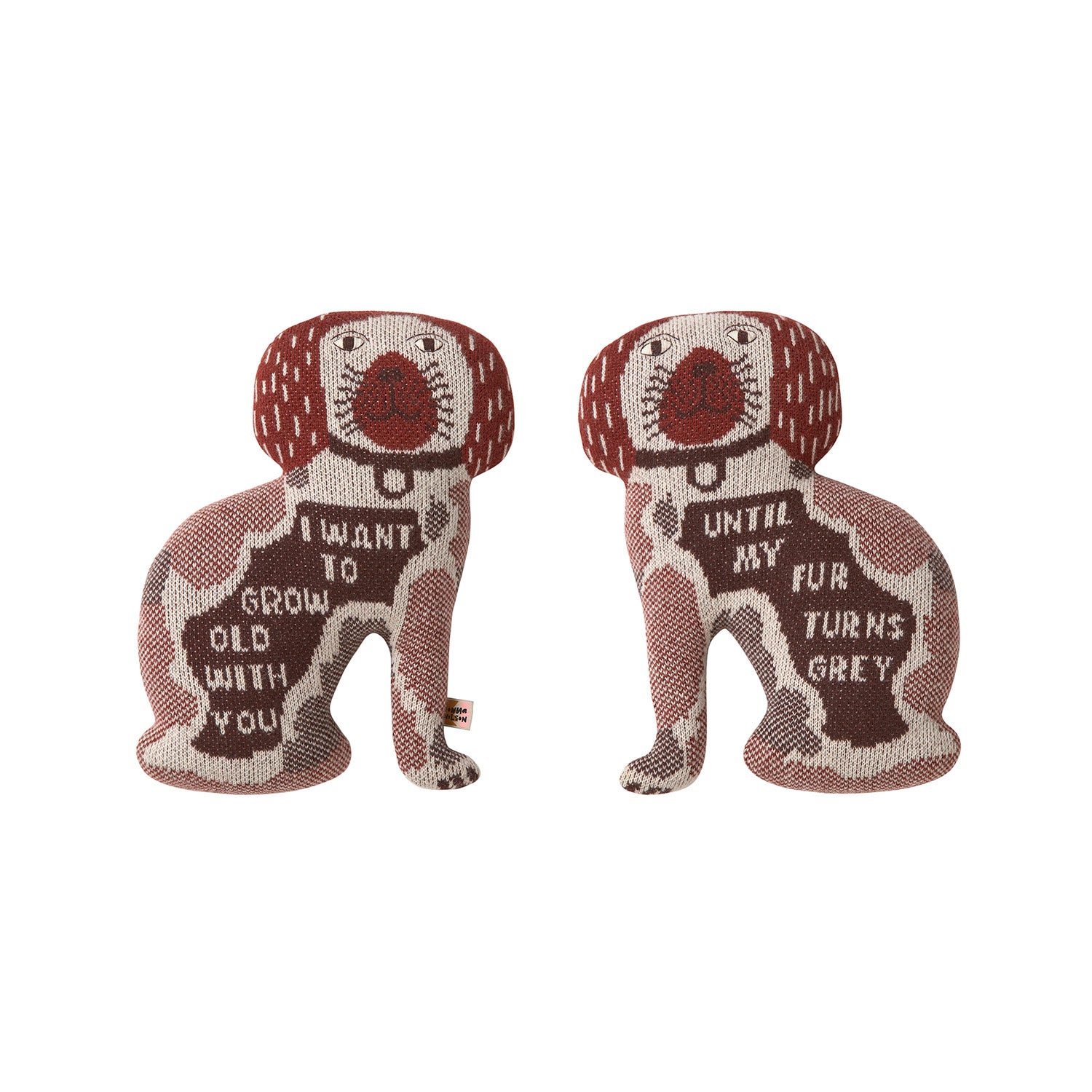 Donna Wilson x Rob Ryan Pair of Staffordshire Dogs - Limited Edition of 50