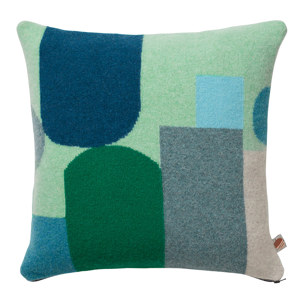 Hue Blue Square Cushion