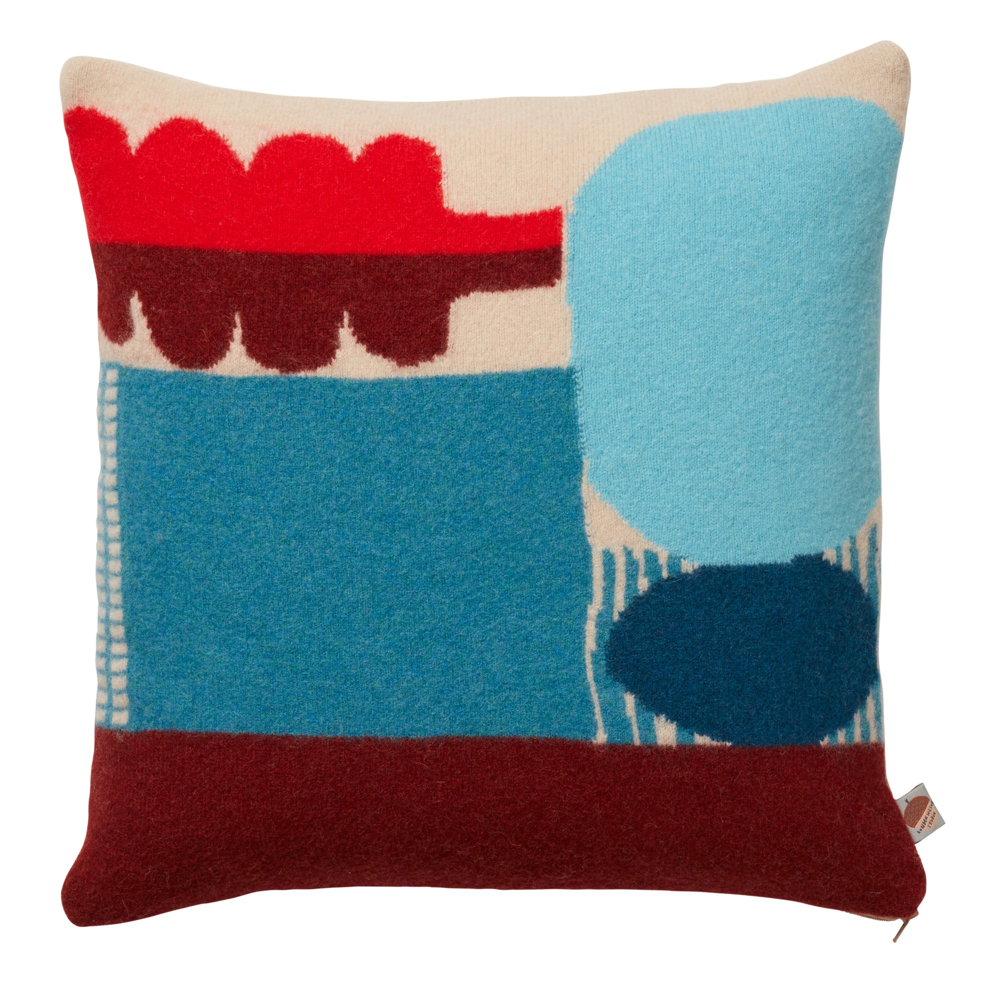 Hue Blue Square Cushion