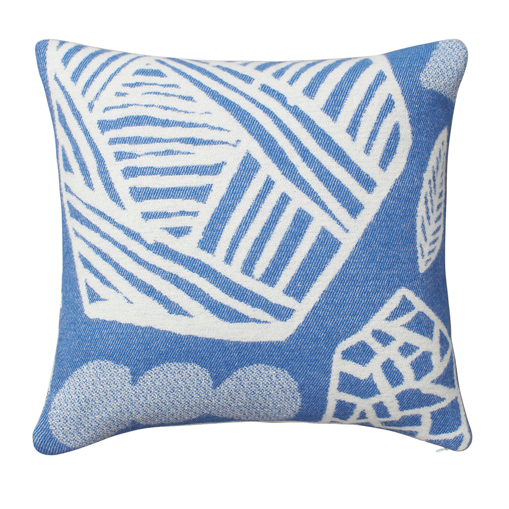 Forager Blue Square Cushion