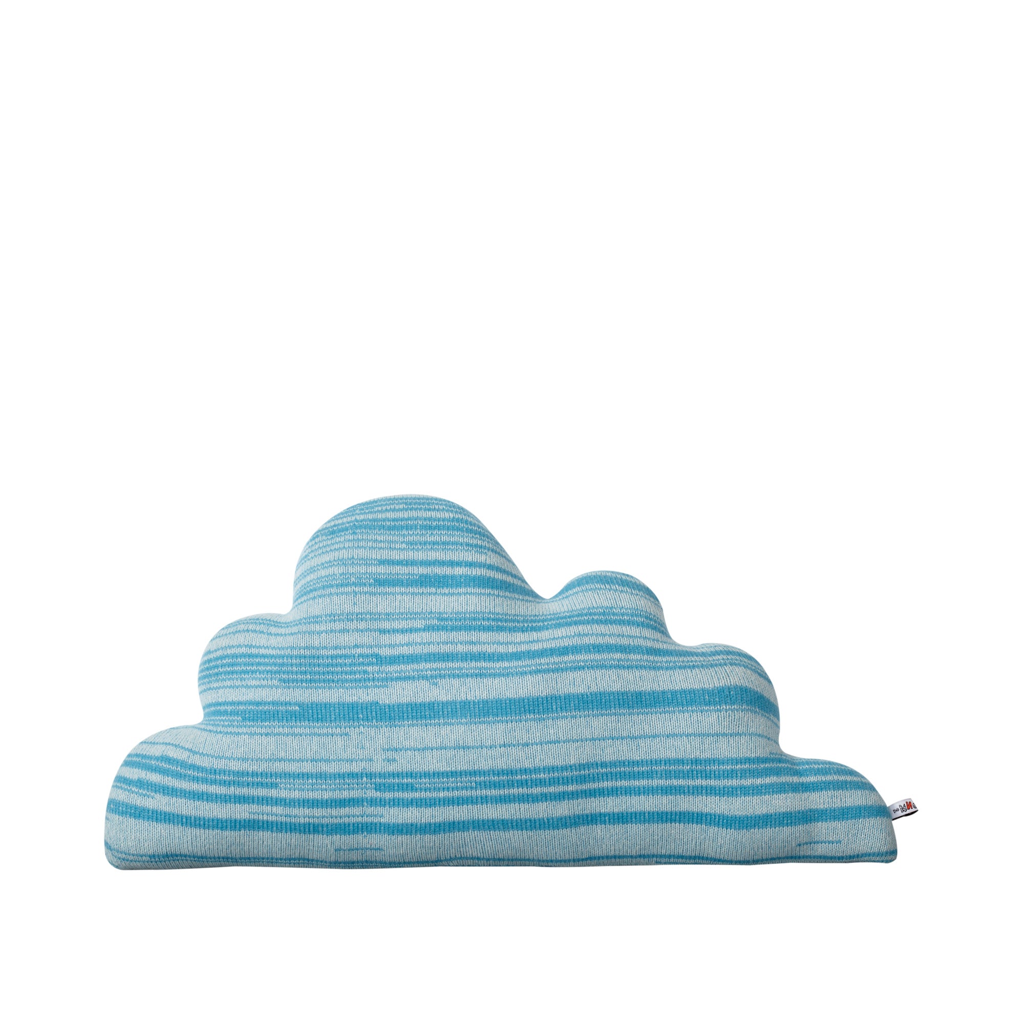 Medium Blue Cloud  Shaped Cushion