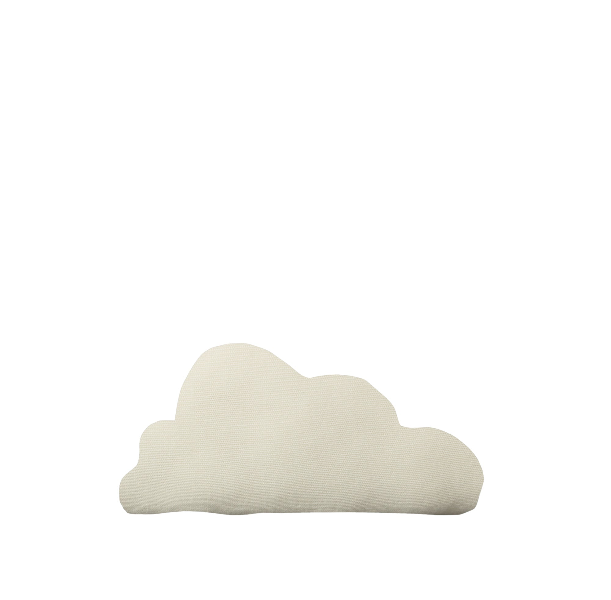 Small White Cloud Shaped Cushion