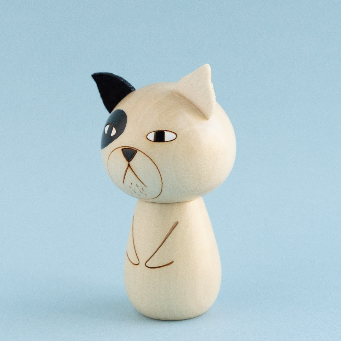 Digby Dog Kokeshi Doll