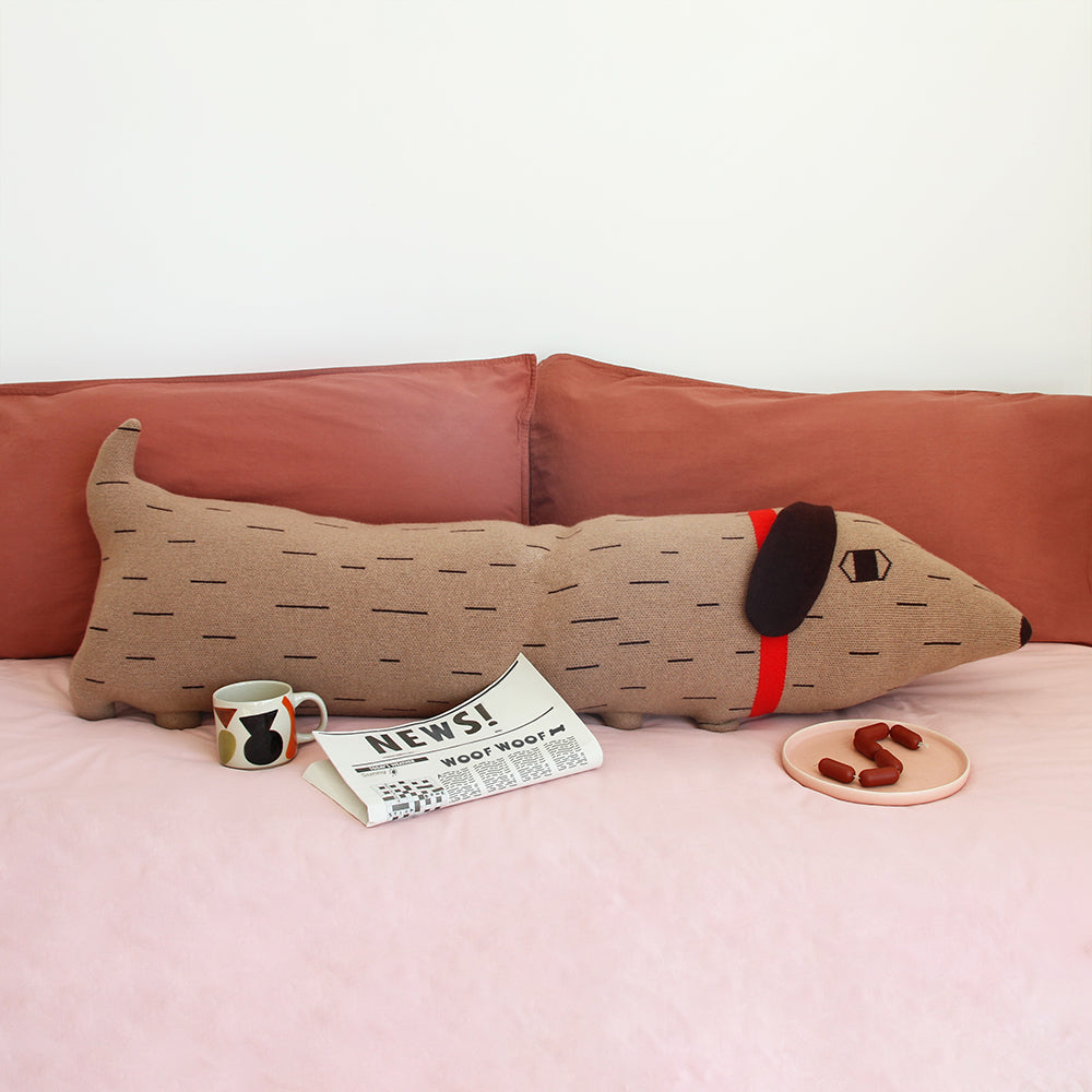 Sausage Dog Bolster Cushion