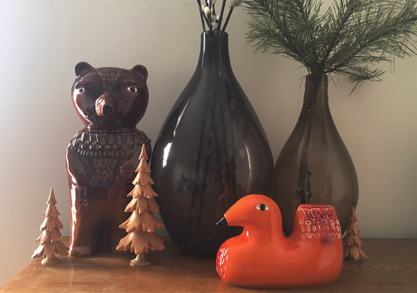 Earthenware Bear Figure