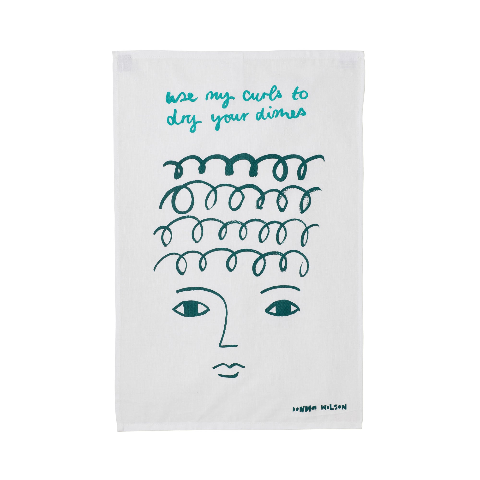 Use My Curls Tea Towel