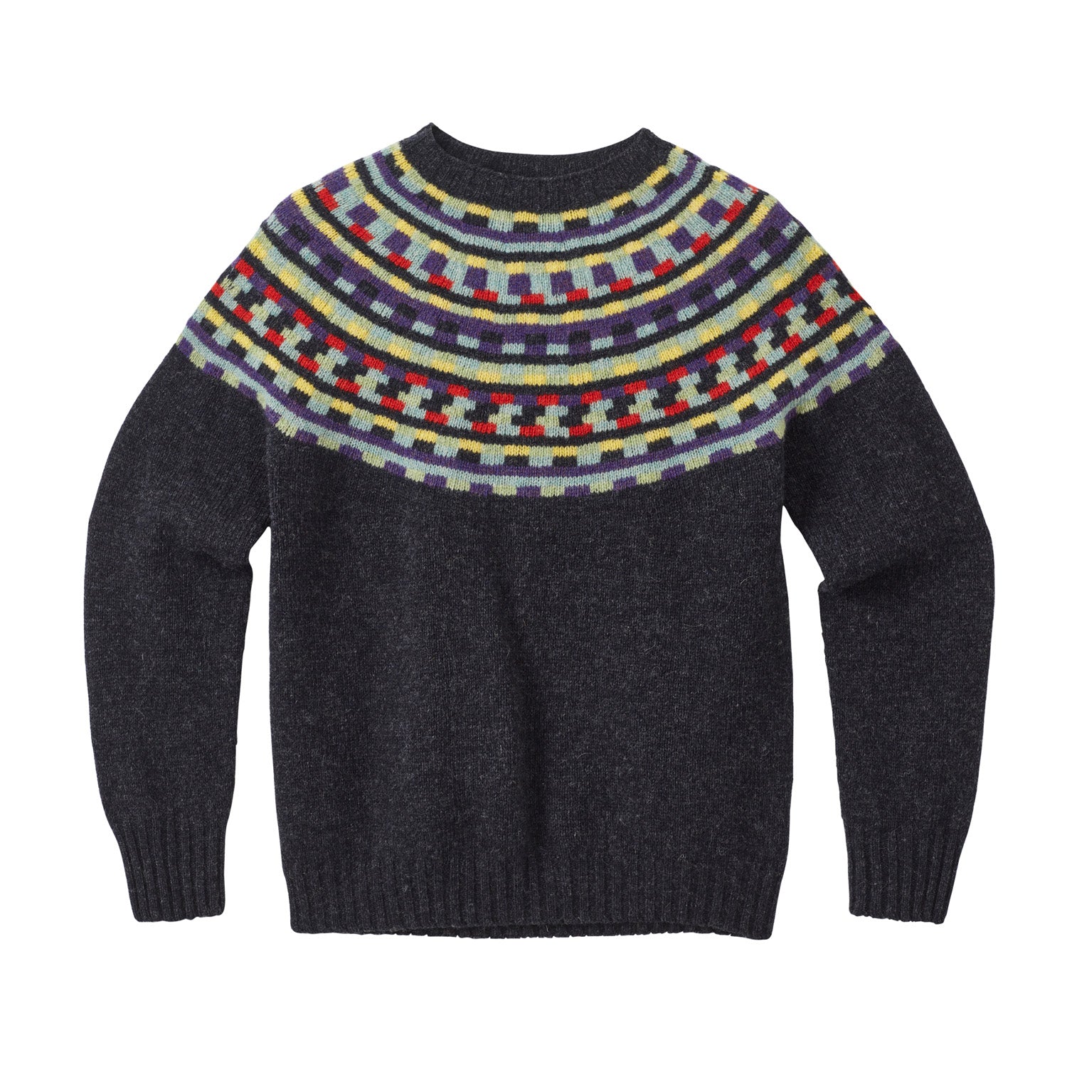 Glitch Yoke Jumper - Charcoal