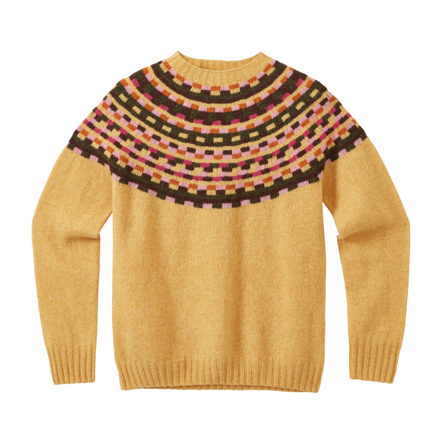 Glitch Yoke Jumper - Marzipan