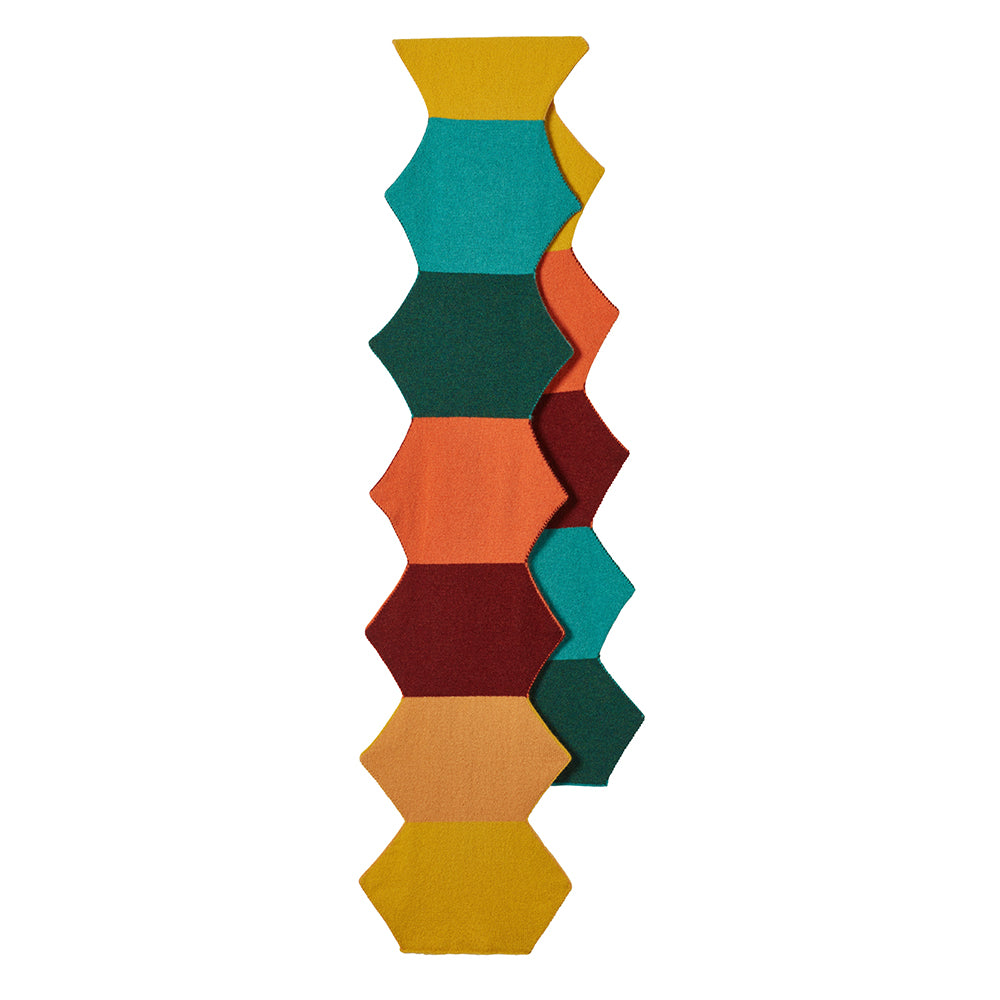 Hexagon Scarf - Multi