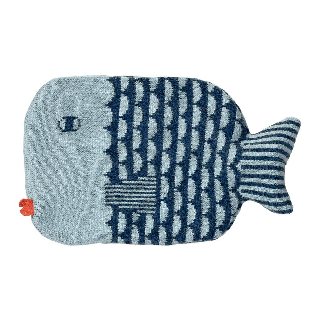 Finn Hot Water Bottle - Blue