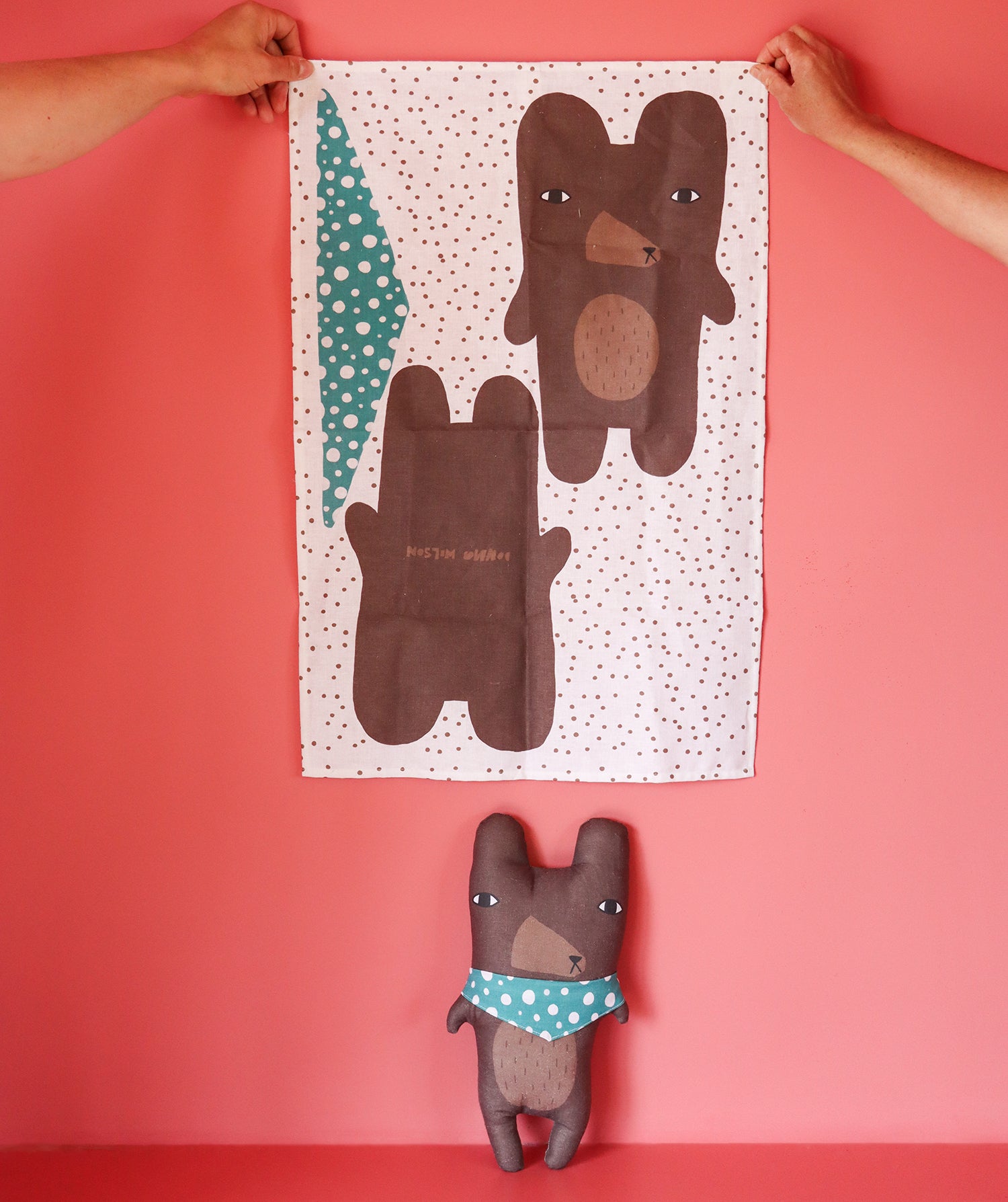 Make Your Own Bear Tea Towel Craft Kit