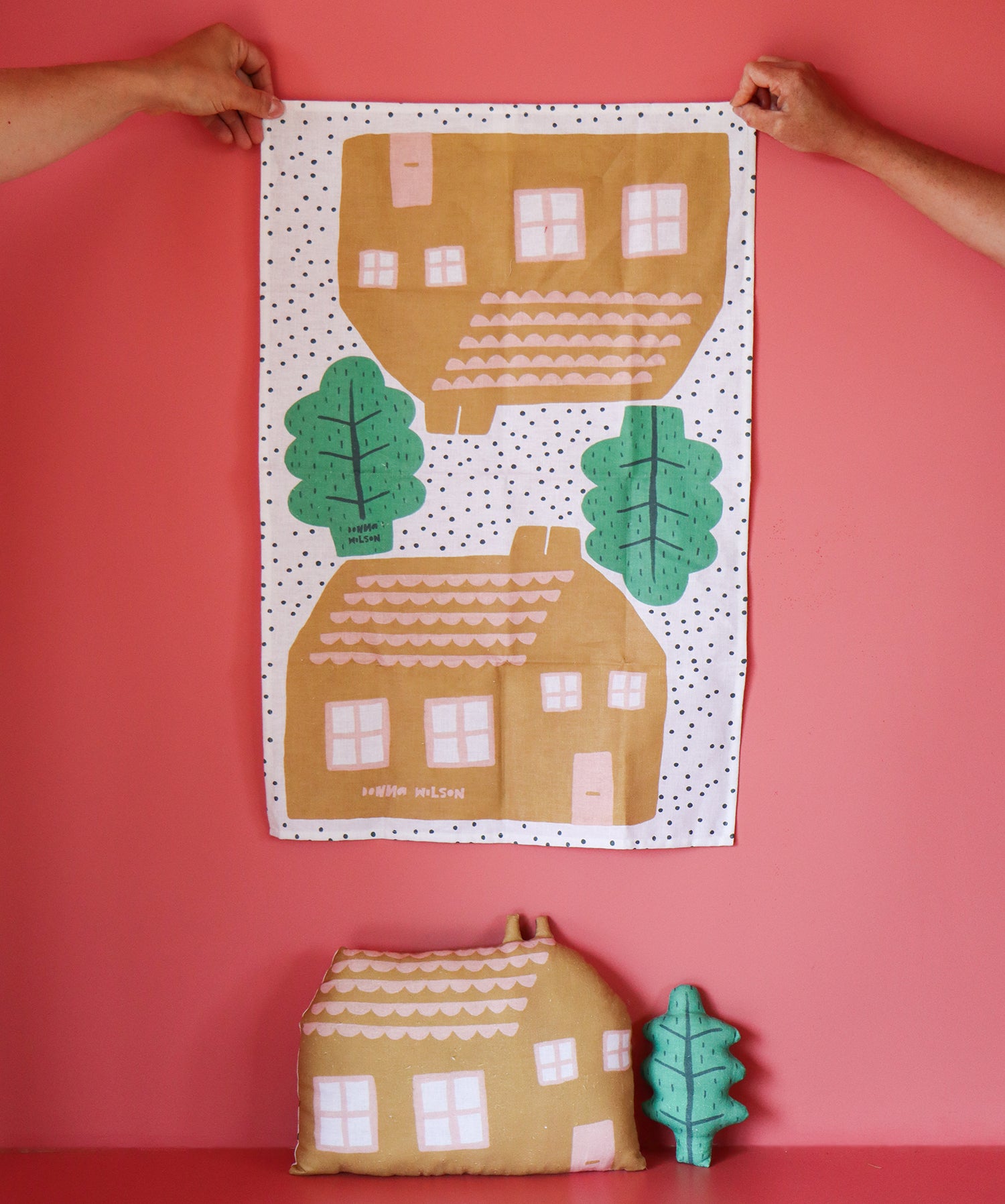 Make Your Own House Cushion Tea Towel Craft Kit