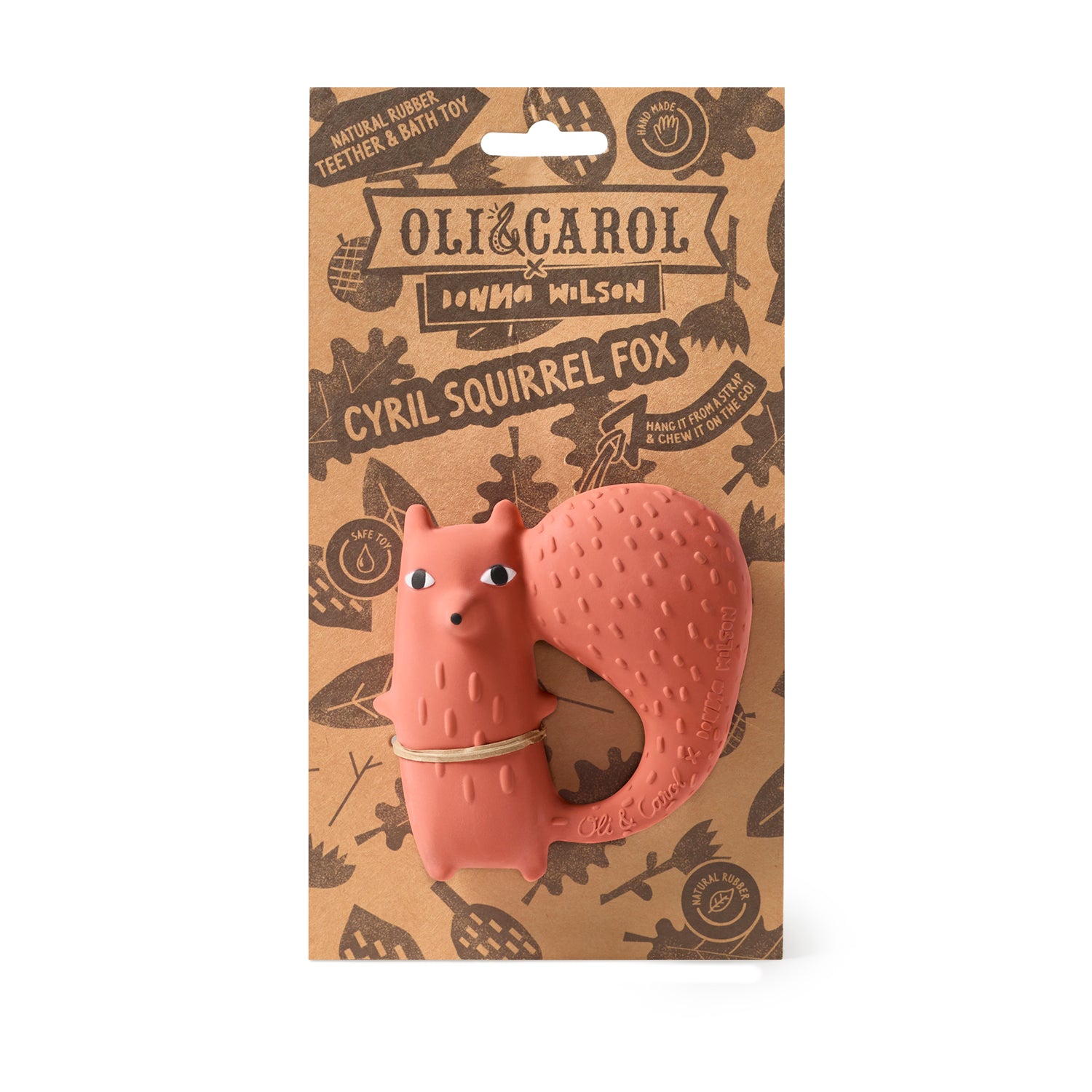 Cyril Squirrel Fox Teether - Oli & Carol x Donna Wilson