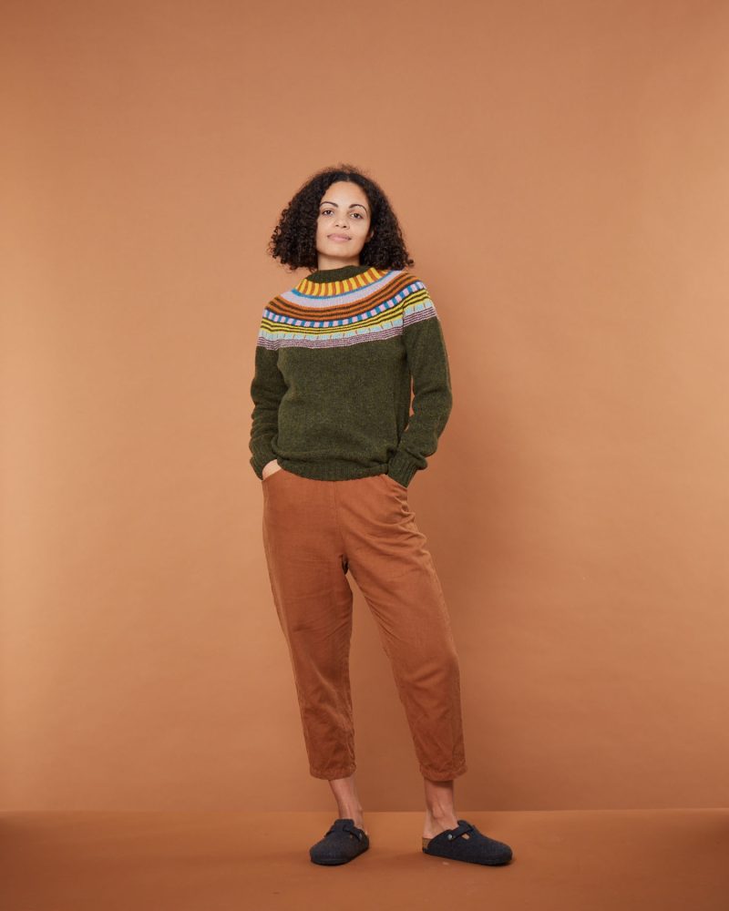 Magic Circle Yoke Jumper - Pineshadow