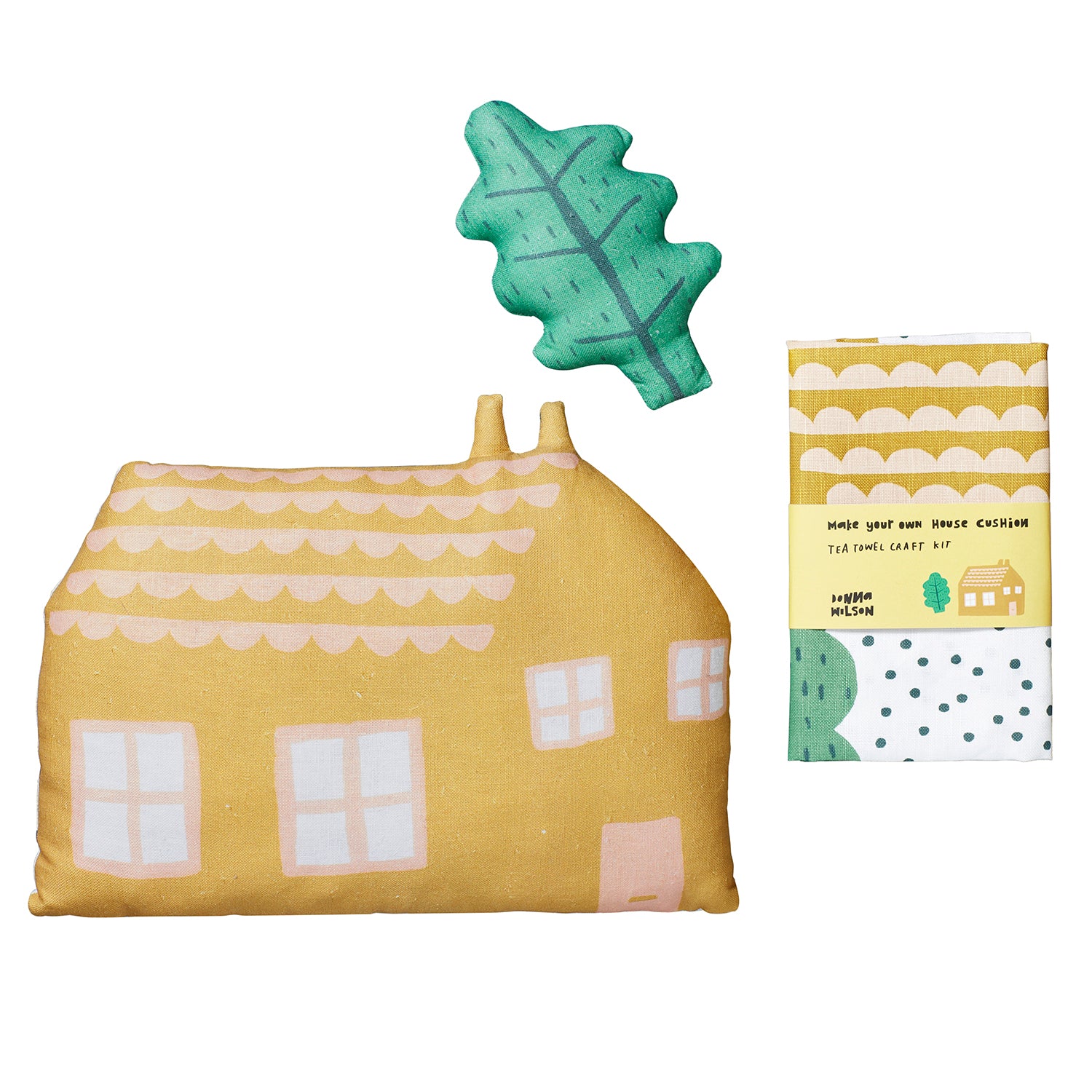 Make Your Own House Cushion Tea Towel Craft Kit