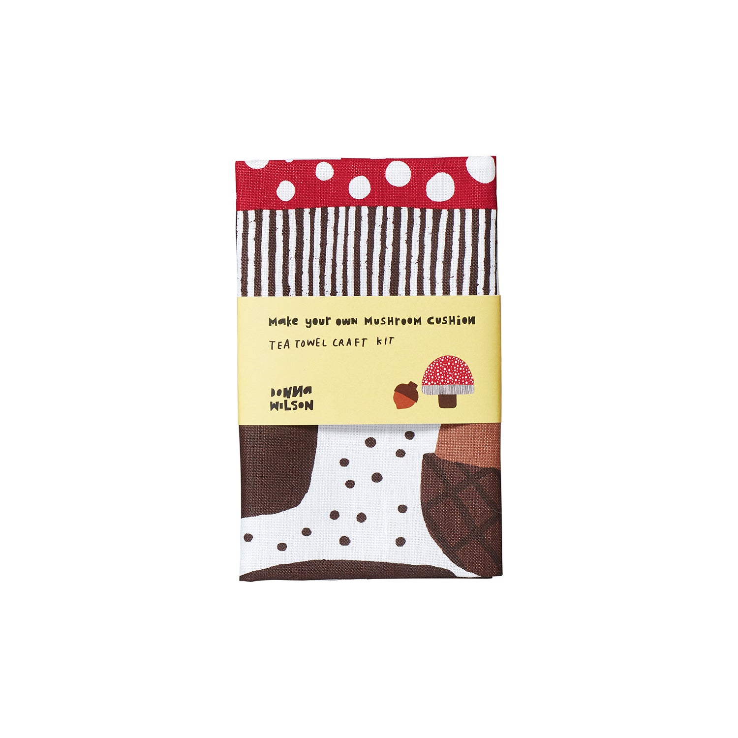 Make Your Own Mushroom Cushion Tea Towel Craft Kit