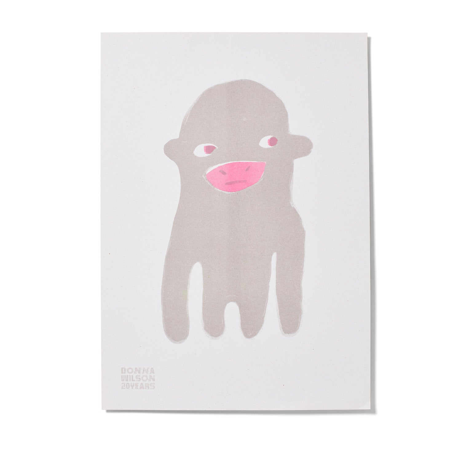 Charlie Monkey 20 Years Riso Print - Limited Edition