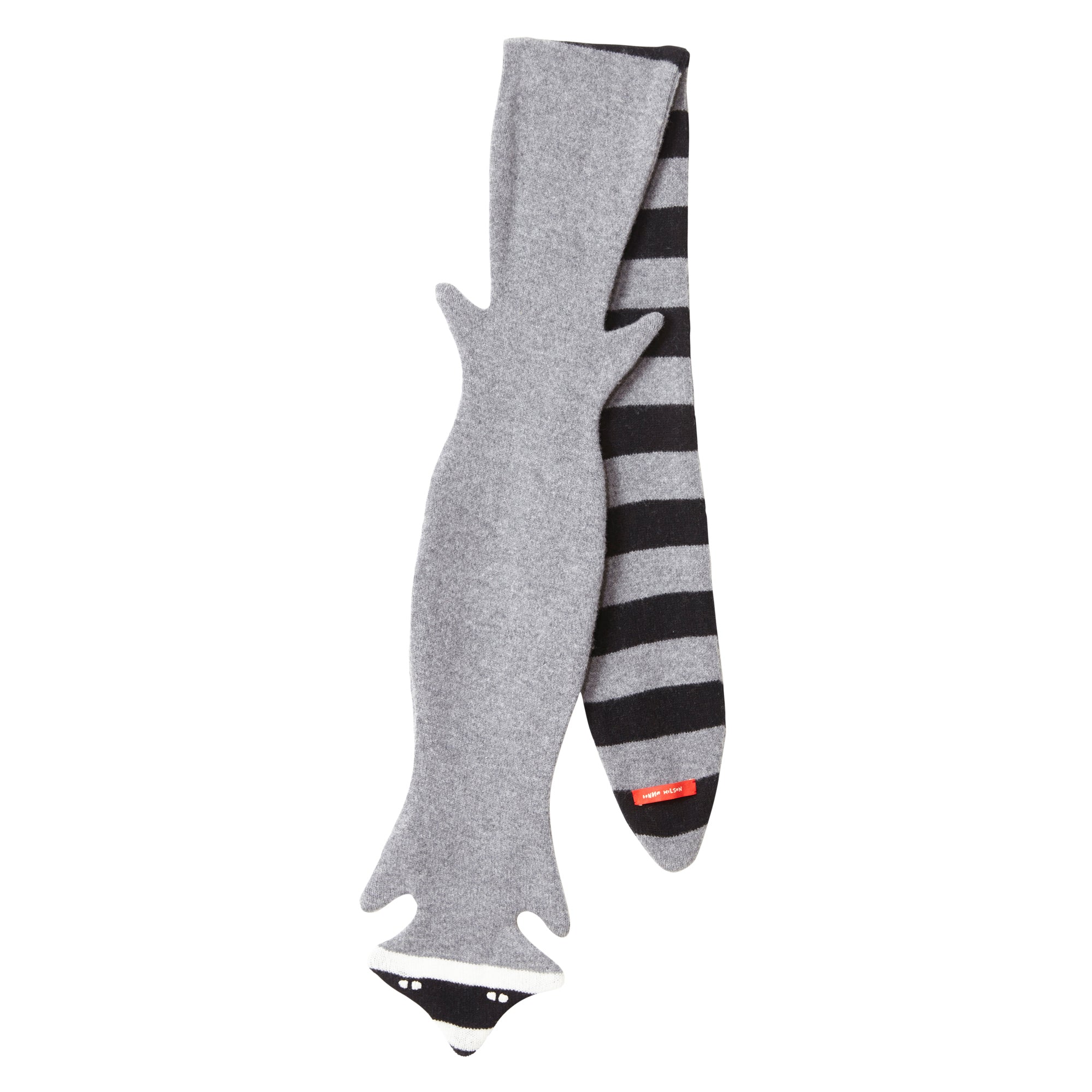 Raccoon Scarf - Grey