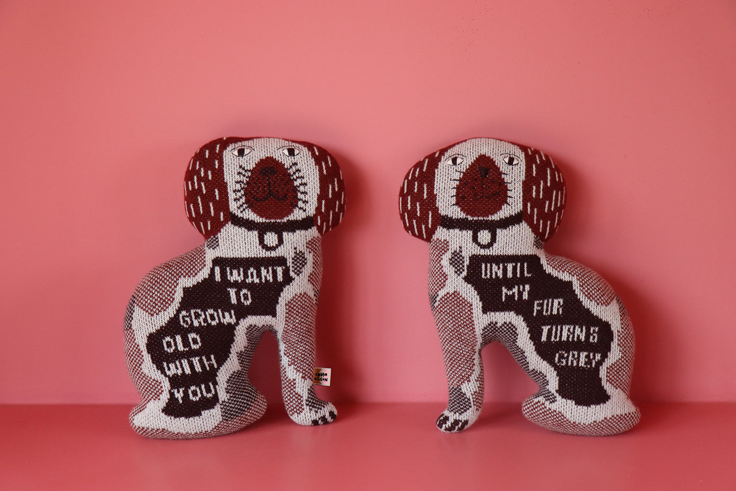 Donna Wilson x Rob Ryan Pair of Staffordshire Dogs - Limited Edition of 50