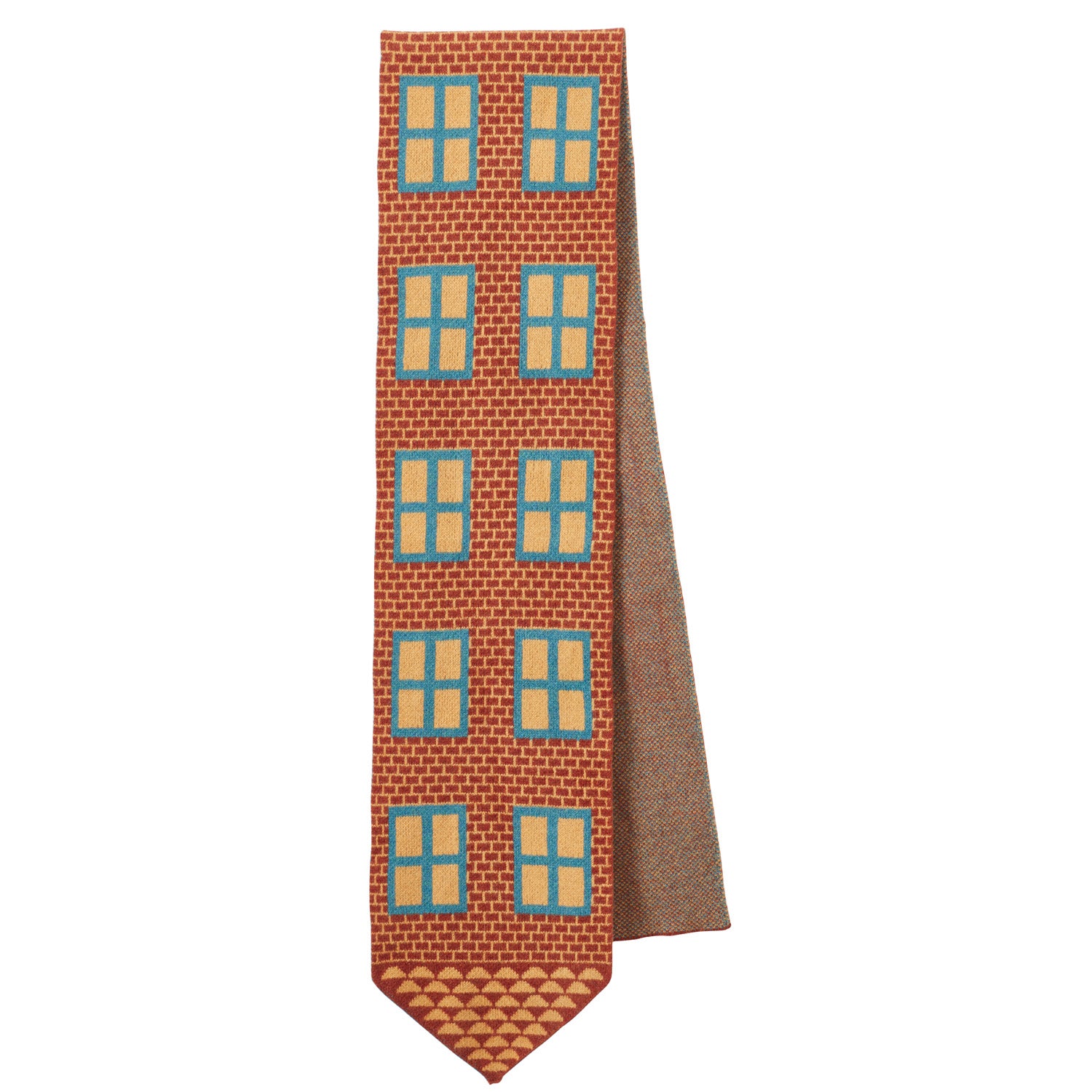 House Shaped Scarf - Ember