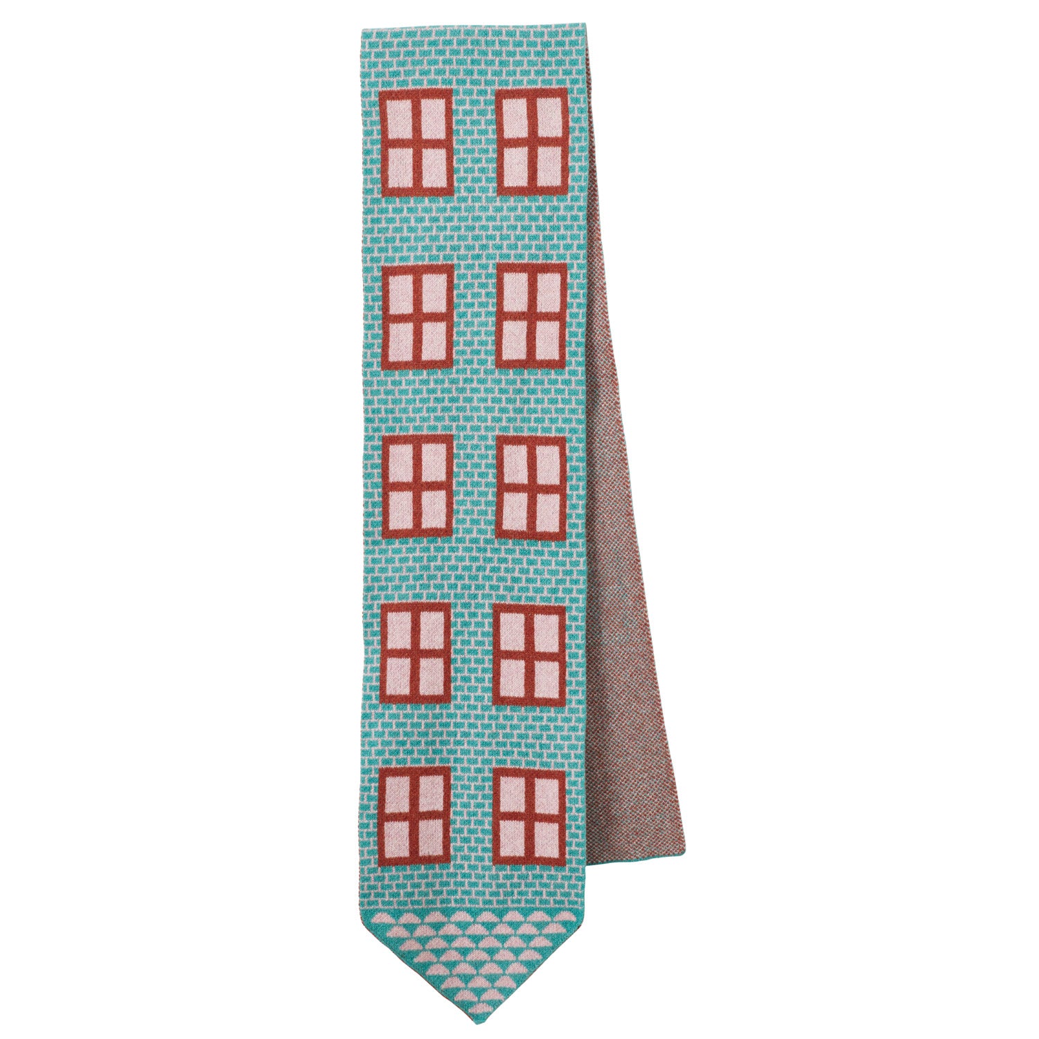 House Shaped Scarf - Shamrock