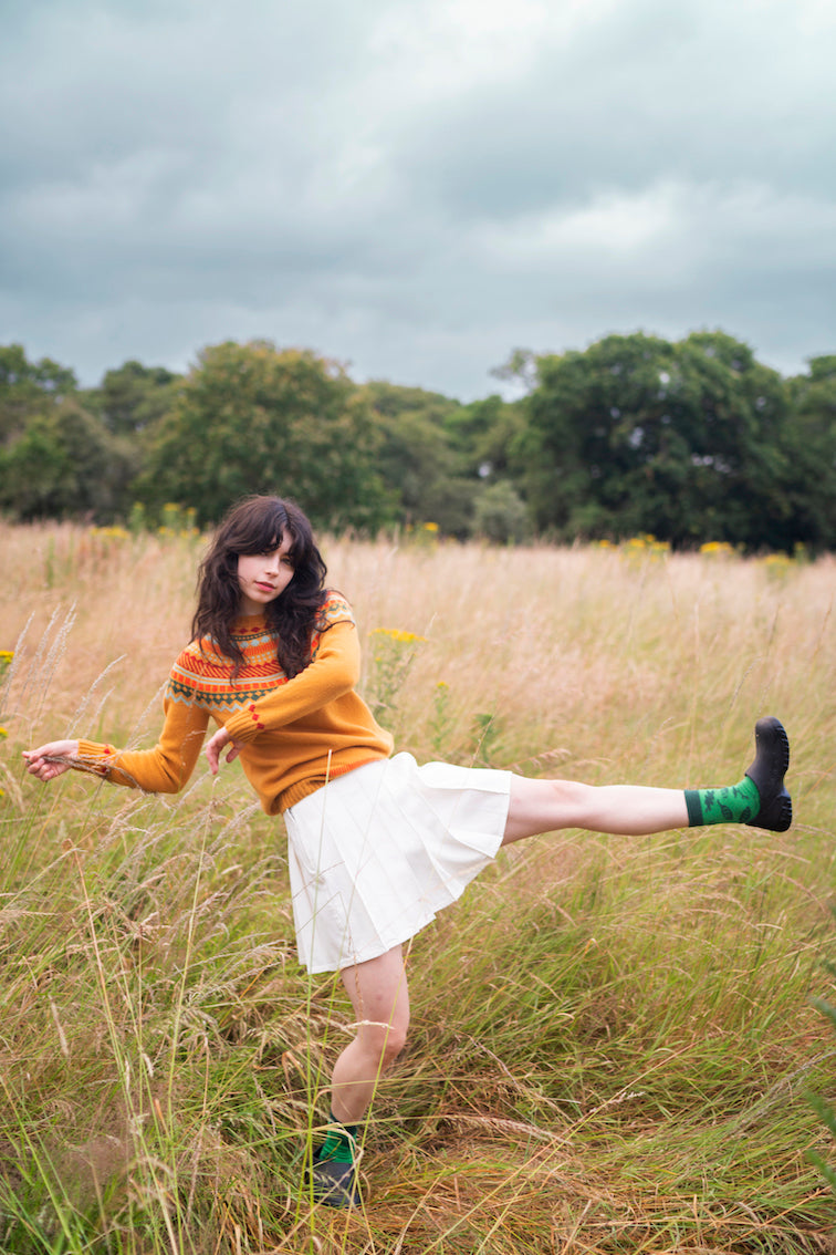 Sprig Green Socks