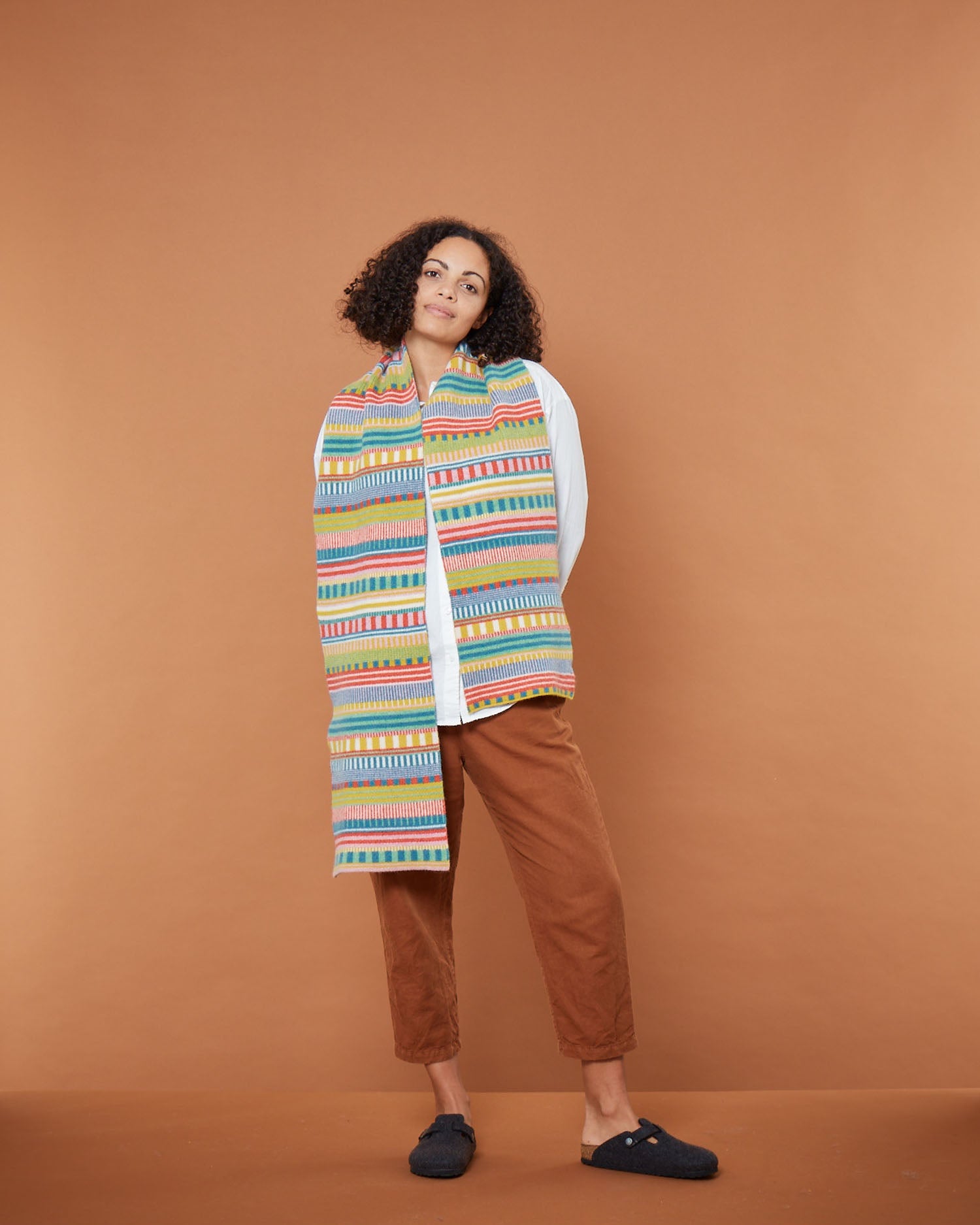 Static Stripe Scarf - Tutti Frutti