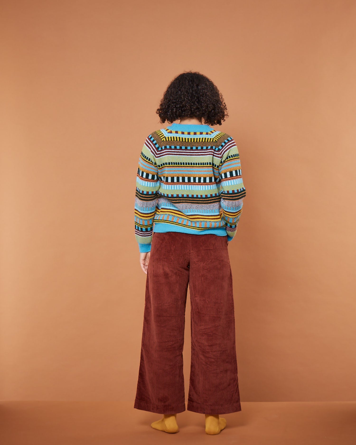 Static Stripe Jumper - Turquoise