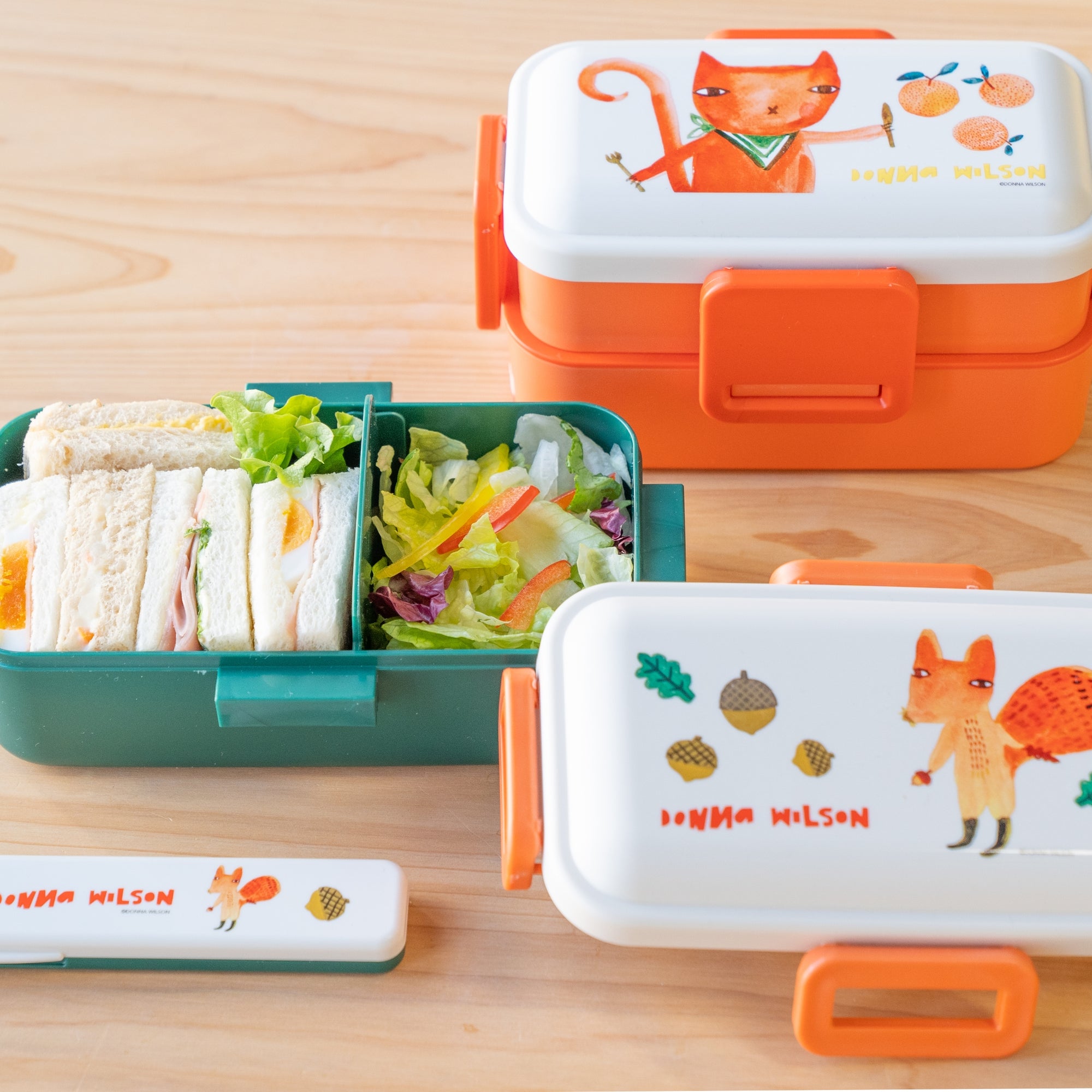 Fox Single -Tier Bento Box