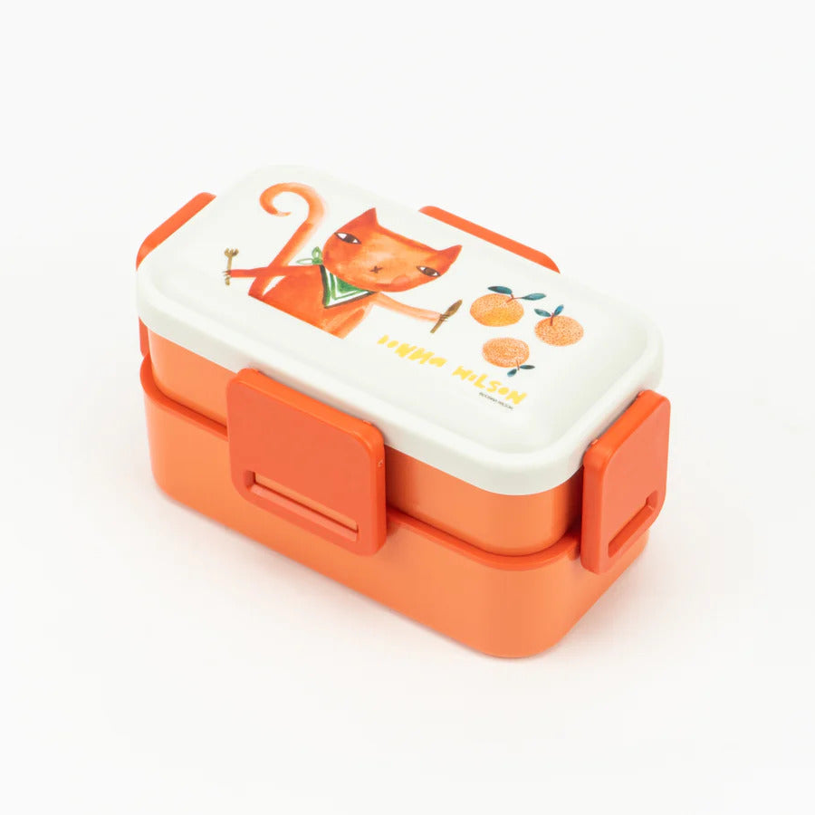 Fruit Cat Two-Tier Bento Box