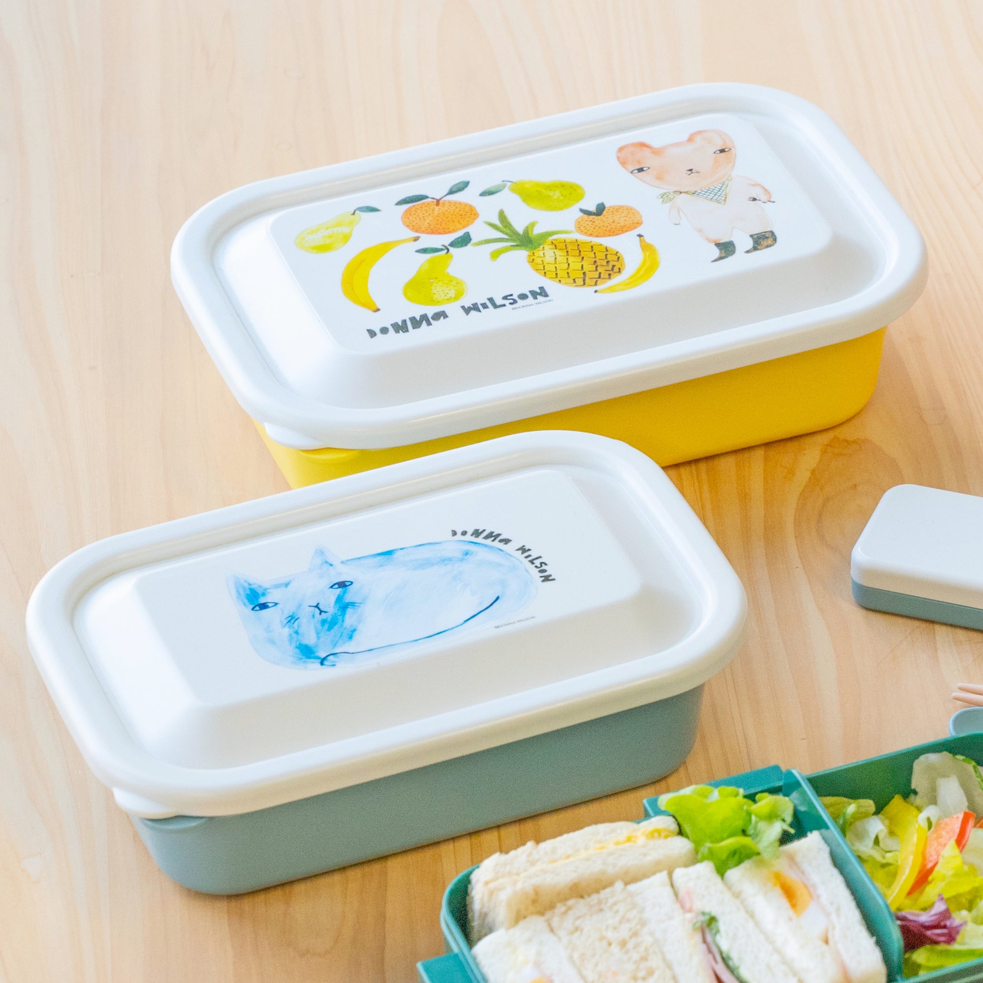 Blue Cat Lunch Box