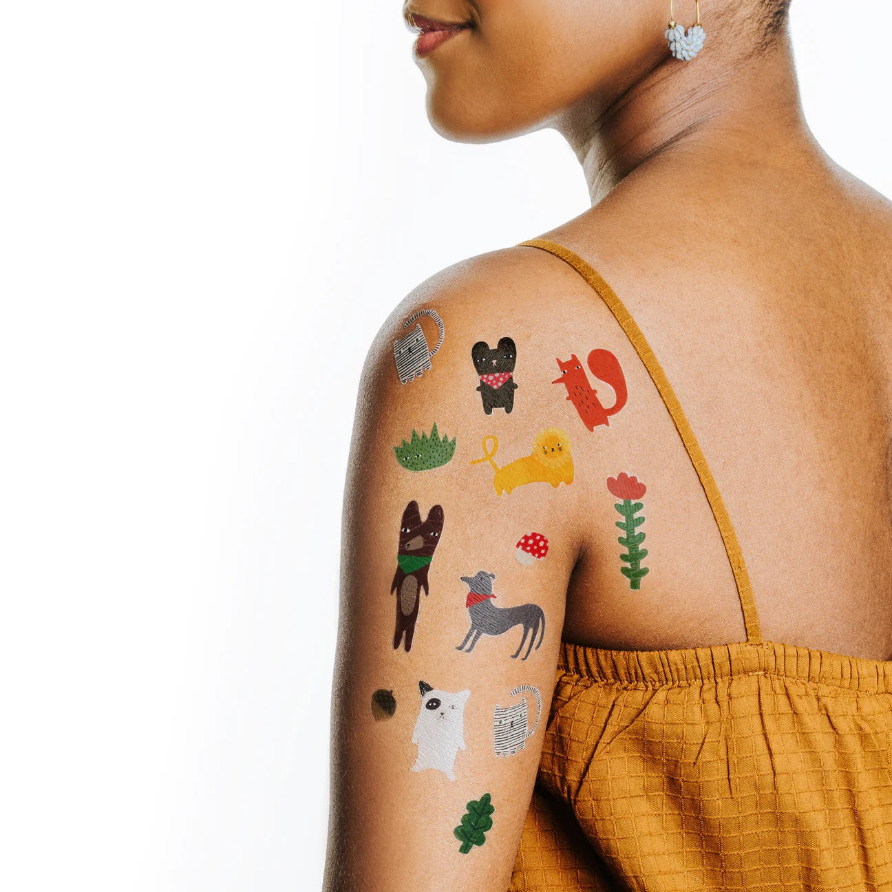 Tattly Creature Crew Tattoo Sheet (Set of 2)