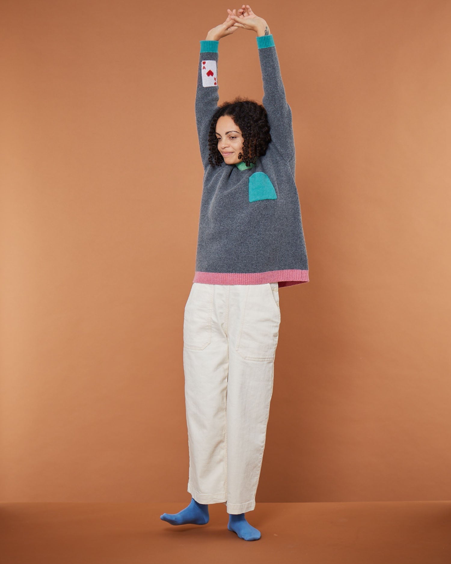 Trick Up My Sleeve Jumper - Derby