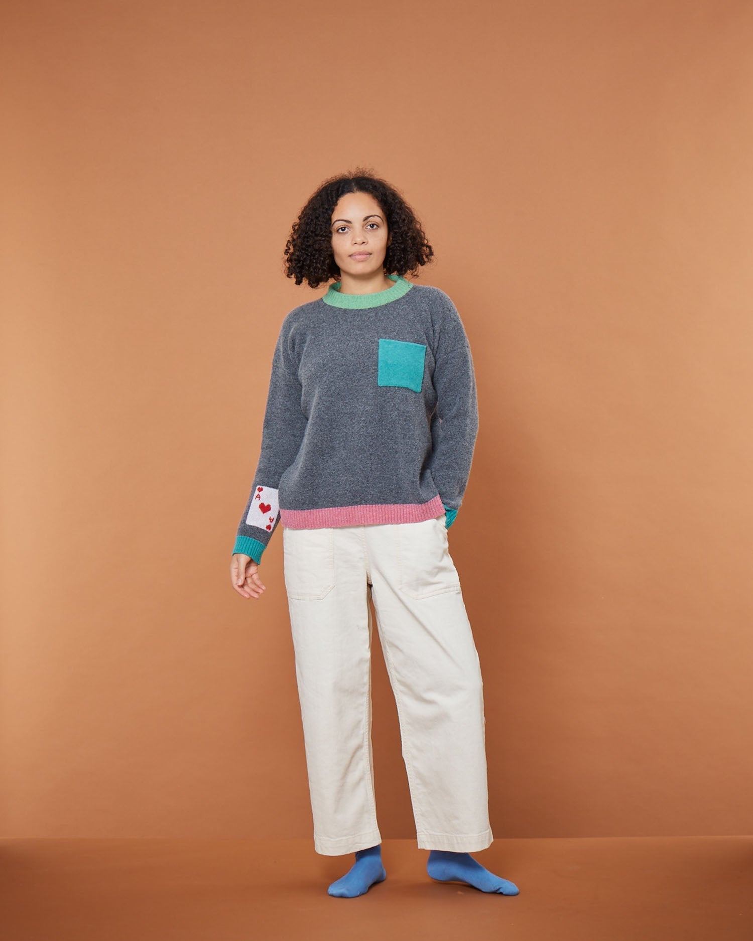 Trick Up My Sleeve Jumper - Derby