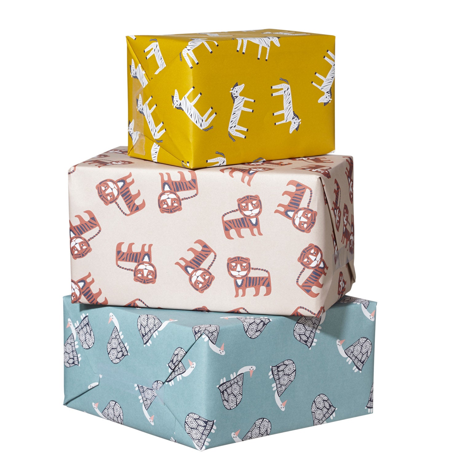 Zebra Wrapping Paper - Pack of 5 Sheets