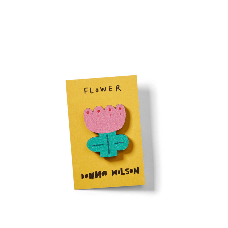 Flower Pin Badge