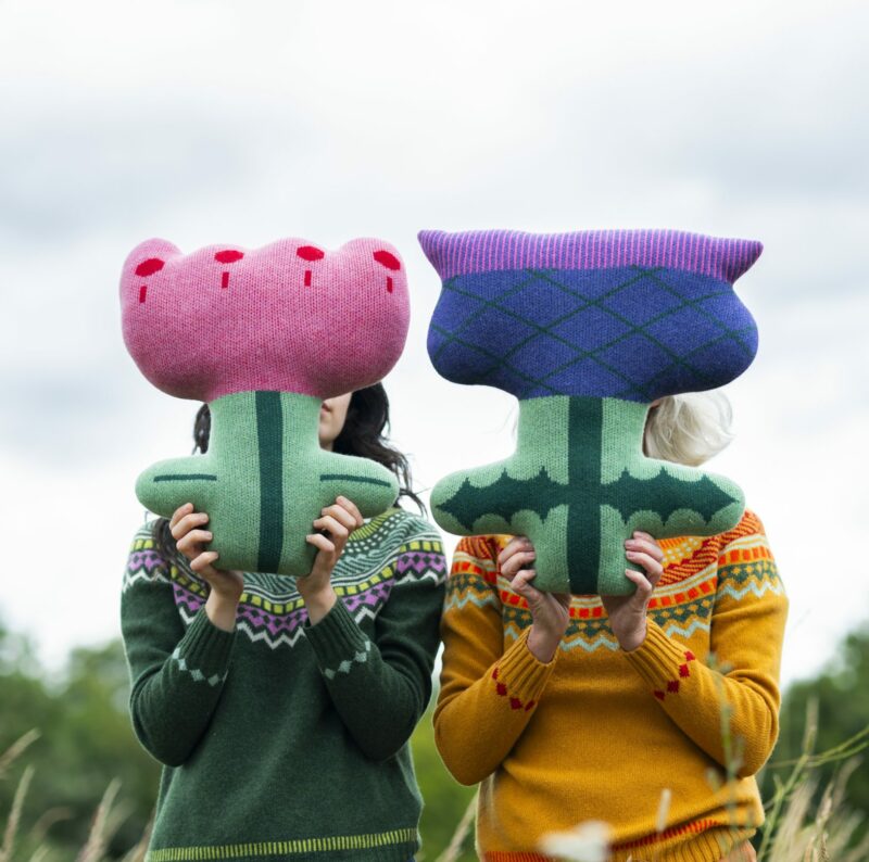 Thistle Shaped Cushion